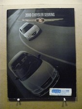 2000 Chrysler Sebring Sales Brochure 44-pages LX LXi