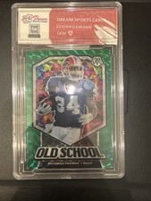 Thurman Thomas 2020 Panini Mosaic - Old School GREEN REACTIVE - Buffalo Bills