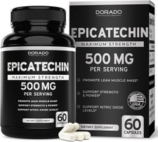 Epicatechin Extract 500Mg per Serving 60 Capsules Myostatin Inhibitor, Myostat