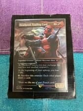deadpool trading card mtg price SLD] Deadpool, Trading Card -- Possible bonus card for "I Fixed It (You're  Welcome)" : r/magicTCG