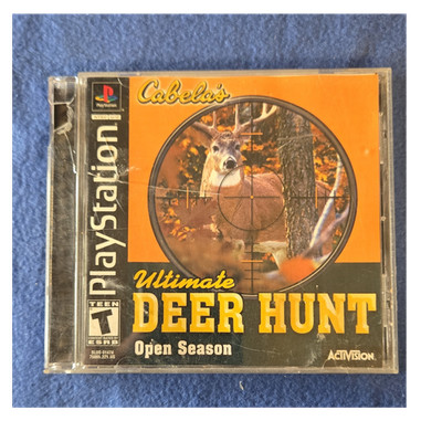 Activision Cabela's Ultimate Deer Hunt: Open Season PS1 Complete w/ Manual, T
