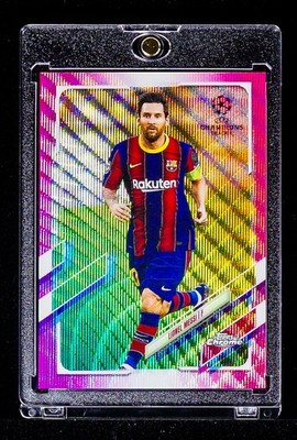 Lionel Messi RARE REFRACTOR HOLO WAVE PRIZM CARD INVESTMENT FC Barcelona  SSP | eBay