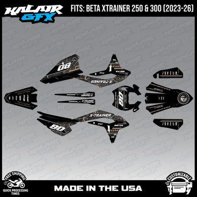 Graphics Kit for Beta Xtrainer 250 300 (2023-2026) Rift - TAN