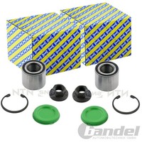 2X SNR RADLAGER-SATZ Hinten Passend FÜR Opel Corsa Tigra Links+Rechts