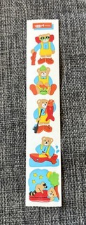 Vtg 1984 Toots Cardesign 6” Sticker Strip CAMPING BEAR #MUS 231 Unused