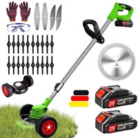 Akku Rasentrimmer Elektro Freischneider Trimmer Motorsense Mit 2 Akku FüR Makita