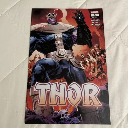 Thor #6 2nd Print (2020) 1st Black Infinity Gauntlet Wraparound Cover 212