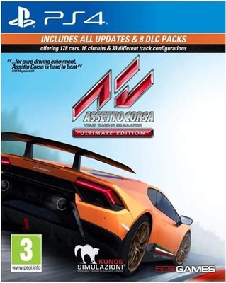 PS4 Assetto Corsa Ultimate Edition NEU&OVP Playstation 4 Hülle innen gebrochen !