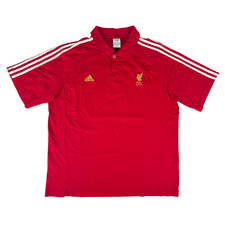 LIVERPOOL FC 2007/08 Adidas Polo Football Shirt XL mens Vintage Soccer Jersey