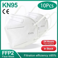 10/50/100/200 Pcs Blue KN95 Protective 5 Layer Face Mask Disposable KN95 Marks