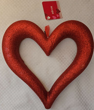 Red Styrofoam Heart/ Valentine Decor/ Valentine DIY Craft/