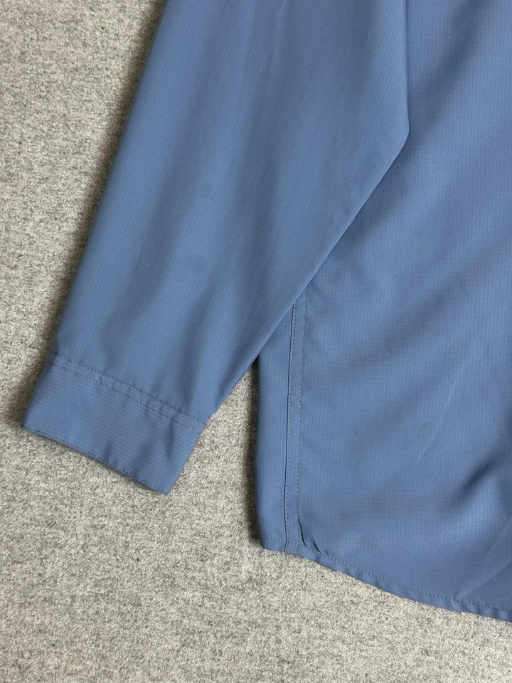 Patagonia Shirt Mens Large Blue Long Sleeve Fishing Vented Back Ripstop STY54259 - Image 3 of 4