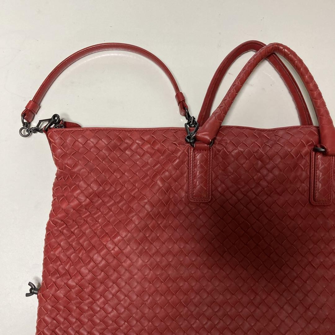 Bottega Veneta 3-Way Tote Bag Leather Good Condition thumbnail 6