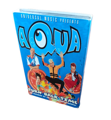 Aqua - Step Back Time Original Cassette Tape Single 1998 Universal