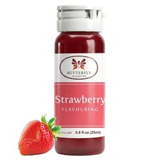 Butterfly Flavoring Extract Paste, 25 ml &mdash; Strawberry 0.8 Fl Oz (Pack of 1)