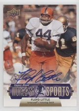 2011 Upper Deck World of Sports Auto Floyd Little #92 Auto HOF 0h1