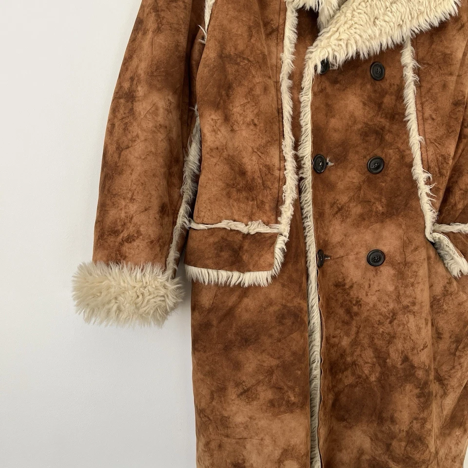 Hugo Boss Coat Men’s Shearling Jacket Fur Lined Size:M Brown Used Men's Clothing - Image 3 of 4