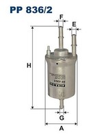 Filtron PP 836/2 Kraftstofffilter FüR Audi, Ktm, Seat, Skoda, VW