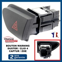 Partsline Warnblinklicht Schalter Drucktaster 5 Pole 12V FüR Dacia Duster