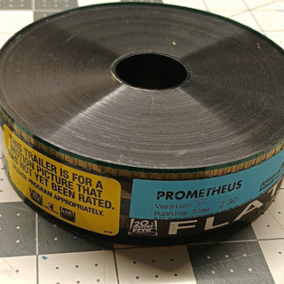 Prometheus 35mm Film Trailer Reel NR Sci Fi Ridley Scott Noomi Rapace