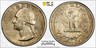 1932-S Silver Washington Quarter, PCGS AU-58, Key Date! San Francisco Washington