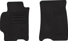Fußmatten Velours Autoteppich passend für MAZDA 626 V GF vorne schwarz