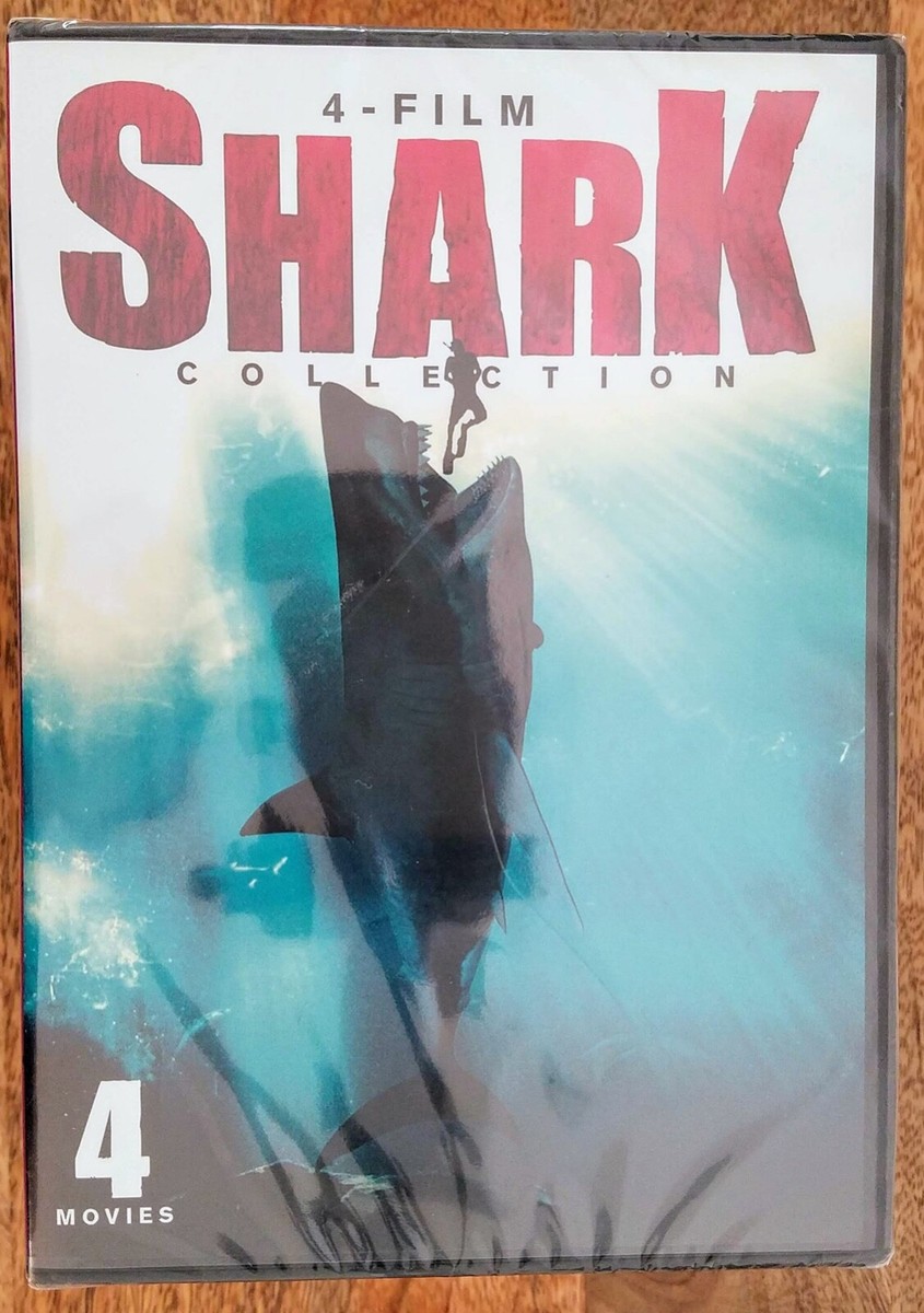 Shark Collection 4-Film DVD Shark Attack 1 2 3 Megalodon Shark