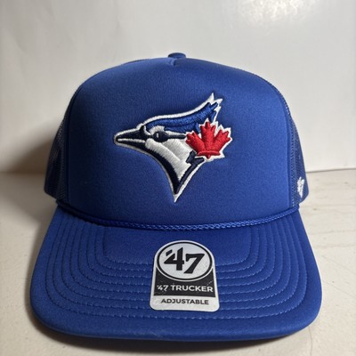  47 Trucker Toronto Blue Jays Blue MLB Adjustable Mesh Snapback Hat NEW