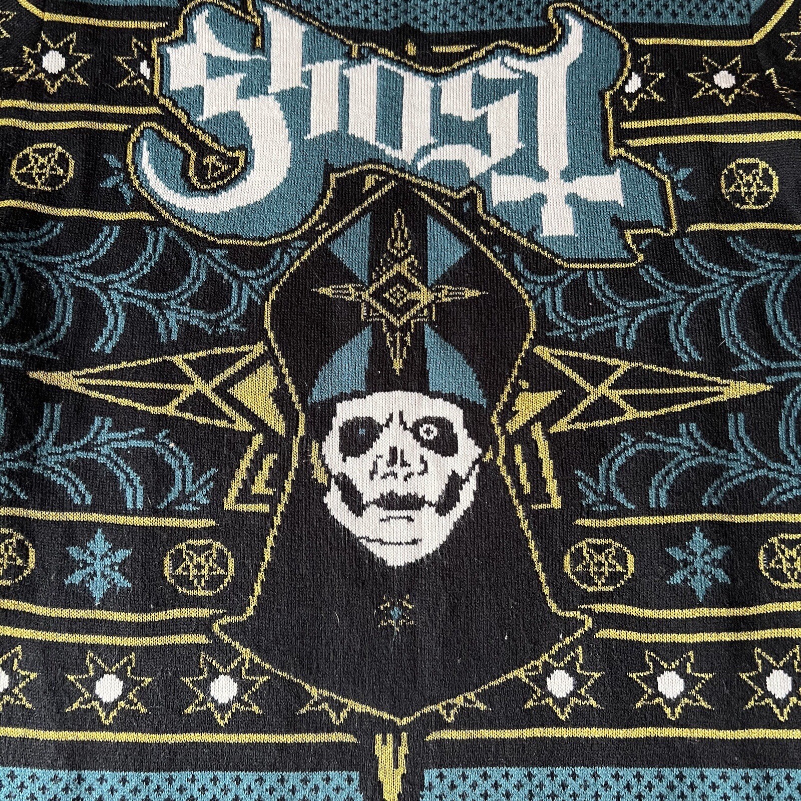 EMP GHOST Signature Collection Band Christmas Xmas Knit Jumper Sweater