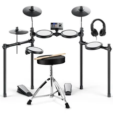 🥁 Donner DED-70 Electronic Drum Set | NEW VERSION | With Throne Headphones