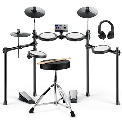   Donner DED-70 Electronic Drum Set | NEW VERSION | With Throne Headphones