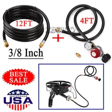 12ft Propane Regulator Hose Replacement For Mr. Heater Big Buddy Indoor Outdoor
