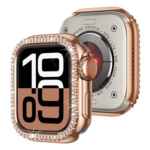 Für Apple Watch Series 9 8 7 6 5 4 Bling Schutzhülle Display Case Cover 44 45mm - Picture 5 of 42