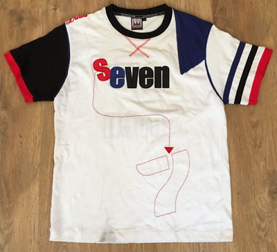 DADA Supreme RARE vintage Seven 7 mens White T Shirt size L | eBay