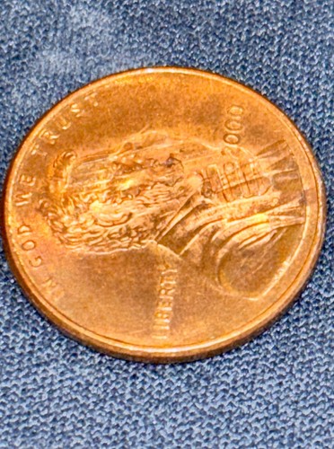 2000 Flip Over Double Struck Lincoln Cent, Mint Error Obvious No Magnification - Picture 6 of 15