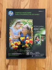 HP Everyday 50 sheet Letter 8.5 x 11-Inch Glossy Photo Paper NEW & SEALED