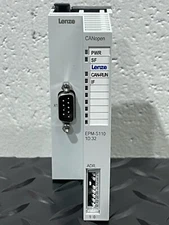 LENZE EPM-S110 1D.32 I/O SYSTEM 1000 CANopen PLC COMMUNICATION MODULE