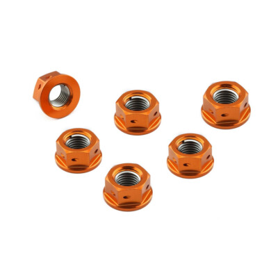 Kettenradmuttern hinten orange Probolt für Triumph Tiger 1050 2007-2013