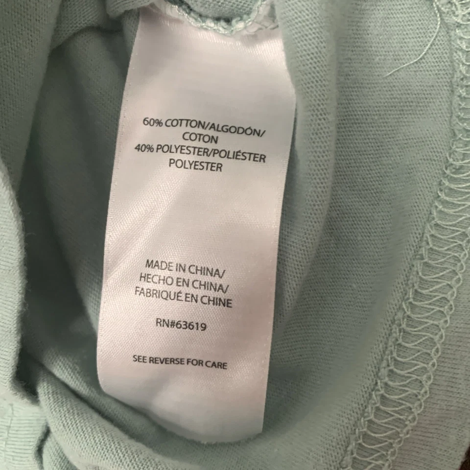 Camiseta New Balance verde menta para niños 18 meses Foto 4 de 4