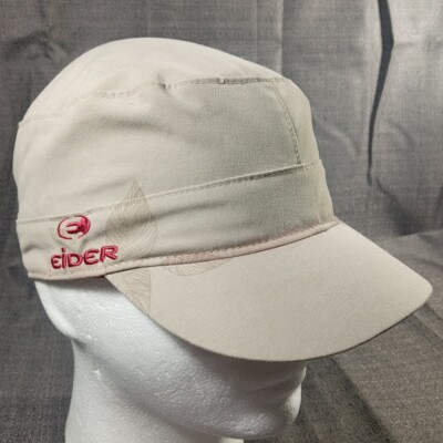 Eider Tan Hat Cap, Pink Hawaiian Floral & Logo, Strap Back Women's One-Size OSFA