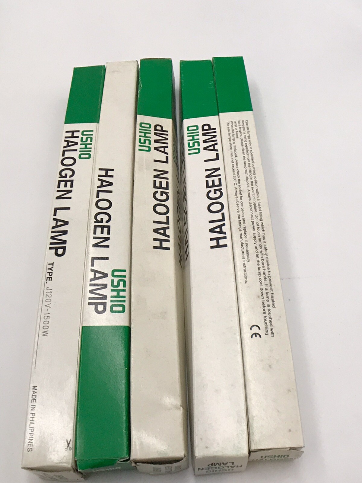 køretøj Humanistisk hensynsløs Lot Of 5 Ushio Type J 120v-1500w Halogen Lamp Light Bulb 254mm (~10”) | eBay køretøj Humanistisk hensynsløs Lot Of 5 Ushio Type J 120v-1500w Halogen Lamp Light Bulb 254mm (~10”) | eBay