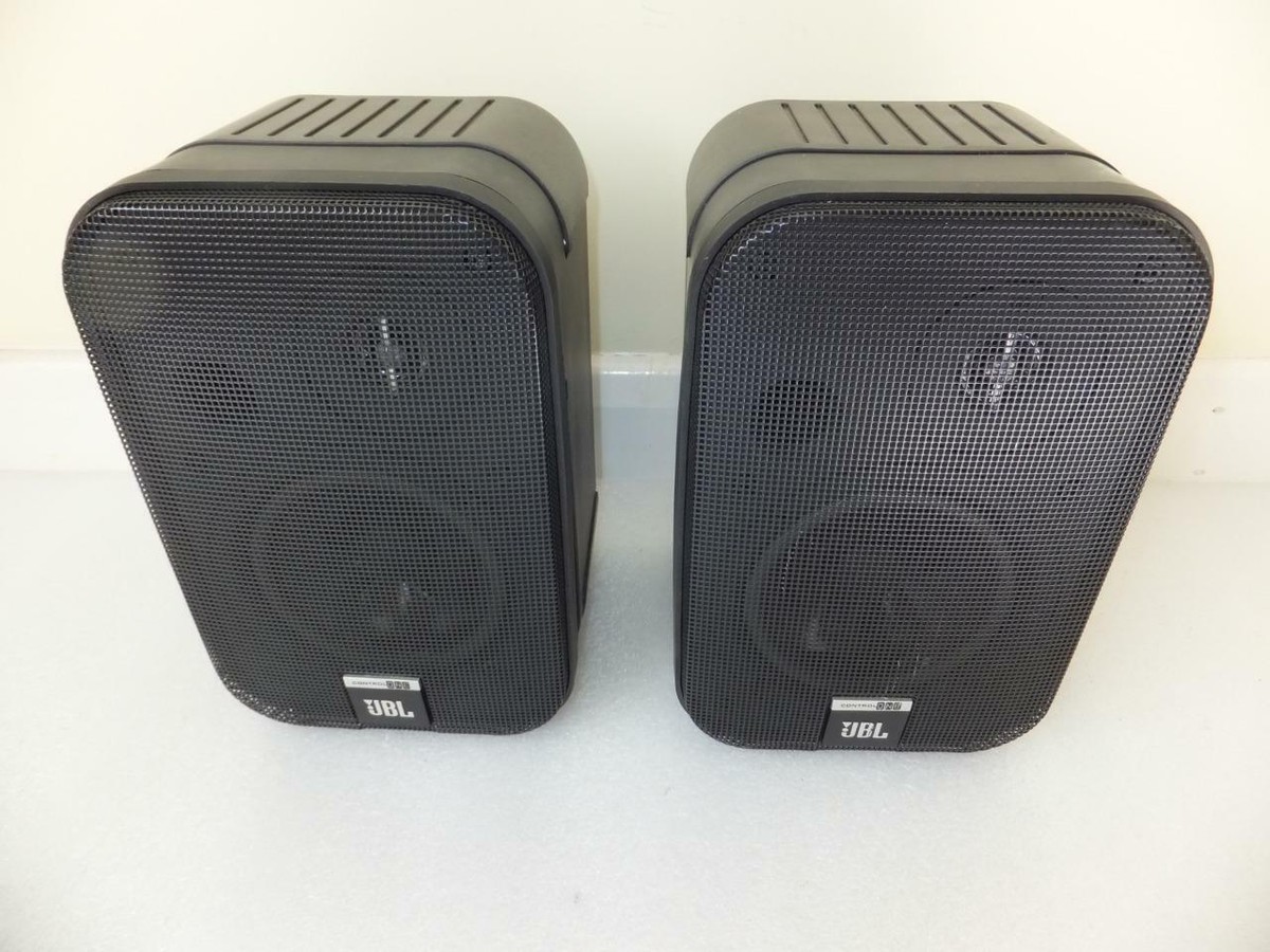 JBL Control 1 Loudspeakers Speakers Black Qty 2 Pair