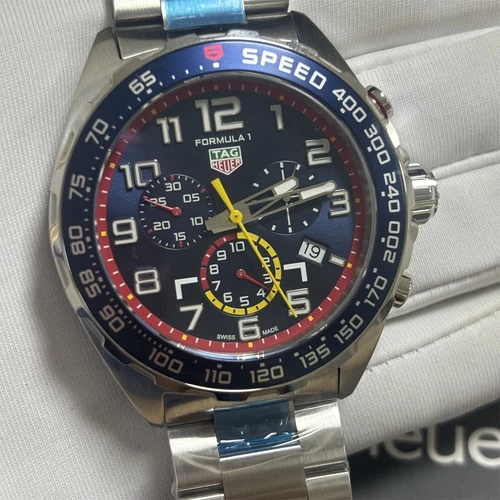 TAG Heuer 1X Red Bull Racing Formula 43mm Quartz Bracelet Ref CAZ101AL.BA0842 - Bild 10 von 12