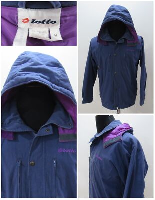 Lotto Herren Vintage 90er Jacke Brustumfang 42/44 UK M REF (14532)