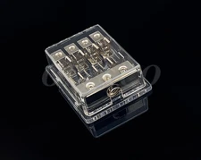 AGU Fuse Distribution Block Platinum 3x4 AWG In & 4x8 AWG Out for CAR/MARINE