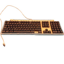 Vintage Apple Desktop Mac M7803 Pro USB Wired Keyboard Black 2000 See Pics AS IS