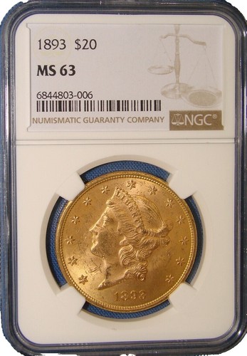 1915 S GOLD USA $20 SAINT GAUDENS COIN NGC MINT STATE 63 | eBay