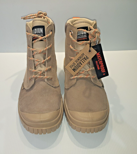 Palladium Pampa Waterproof Boots Warm Sand Women Size 4.5 - Kids Size 3 - Picture 3 of 19