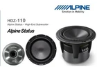 Alpine HDZ-110 28cm (11") Subwoofer 400 Watts RMS Alpine Status