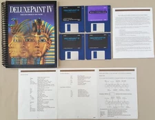 Deluxe Paint IV v4.0 & Video III BONUS Disk ©1991 EA Electronic Arts for Amiga